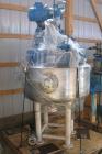 Used Pfaudler Glass Lined Reactor, 50 gallon, model E32-50-100-150. 32'' Diameter x 12'' straight side. 2:1 Elliptical bolt on head, 2:1 elliptical bottom. Internal rated 100 psi/FV at -20 to 450 deg...
