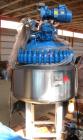 Used Pfaudler Glass Lined Reactor, 50 gallon, model E32-50-100-150. 32'' Diameter x 12'' straight side. 2:1 Elliptical bolt on head, 2:1 elliptical bottom. Internal rated 100 psi/FV at -20 to 450 deg...