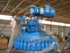 Used Pfaudler Glass Lined Reactor, 50 gallon, model E32-50-100-150. 32'' Diameter x 12'' straight side. 2:1 Elliptical bolt on head, 2:1 elliptical bottom. Internal rated 100 psi/FV at -20 to 450 deg...