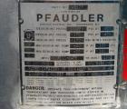 Used Pfaudler Glass Lined Reactor, 50 gallon, model E32-50-100-150. 32'' Diameter x 12'' straight side. 2:1 Elliptical bolt on head, 2:1 elliptical bottom. Internal rated 100 psi/FV at -20 to 450 deg...