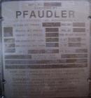 Used Pfaudler Glass Lined Reactor, 200 gallon, model E40-200-100-150. 40