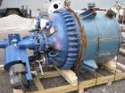 Used Pfaudler Glass Lined Reactor, 200 gallons, model E40-200-100-90, rated 100 psi and full vacuum at 450 F nternal, jacketed for 90 psi and full vacuum at 350 f, 4 DTW Pfaudler agitator drive with ...