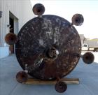 Used Pfaudler Glass Lined Reactor, 4,000 Gallon, 3315 Blue Glass, Vertical.