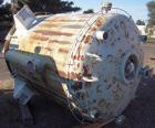Used Pfaudler K Series Glass Lined Dual Rated, Lethal Service Reactor, 1000 gallon, 9129 white glass, model KC-60-1000-100-90. 60