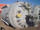 Used Pfaudler K Series Glass Lined Reactor, 2500 gallon, 9129 white glass, model KC-84-2500-100-90. 84