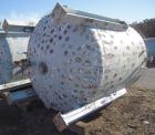 Used Pfaudler K Series Glass Lined Reactor, 2500 gallon, 9129 white glass, model KC-84-2500-100-90. 84