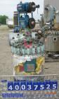 Used Pfaudler Glass Lined Clamp Top Reactor, 30 gallon, 9115 glass, vertical. Approximately 22