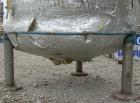 Used Pfaudler Glass Lined Clamp Top Reactor, 30 gallon, 9115 glass, vertical. Approximately 22