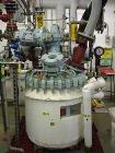 USED: Pfaudler 50 gallon glass lined reactor. Internal rated 150 psifull vacuum at 450 deg F, jacket rated 135 psi. 24