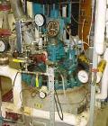 USED: Pfaudler 50 gallon glass lined reactor. Internal rated 150 psifull vacuum at 650 deg F, jacket rated 105 psi, 100 psi/fv at 350deg F. 2.5 DTW drive, model DWV50210AKC. Overall ratio 10:1, 2 hp,...