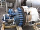 Used Pfaudler Glass Lined Reactor, 100 gallons, model R30-100-150-105, rated 150 psi and full vacuum at 450 F internal, jacketed for 90 psi and full vacuum at 350 F, 2.5 DTW Pfaudler agitator drive w...
