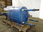 Used Pfaudler Closed Top Glass Lined Reactor, 500 Gallon, Vertical.