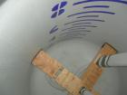 Used Pfaudler Glass Lined Reactor, 1000 gallon, white glass with calibration lines. Approximately 5' diameter x 6' straight side, dished top and bottom. Internal rated 100 psi and full vacuum at 450 ...