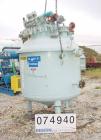 USED:Pfaudler closed tank glass lined reactor, model RA48-300,300 gallon, vertical. 9115 glass. 48