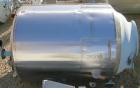 USED:Pfaudler closed tank glass lined reactor, model RA48-500, 500 gallon, vertical. 9129 white glass. 48
