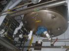 Used Pfaudler Glass Lined Reactor, 2000 Gallon, Model RA78-2000-100-90, 9119 Blue Glass, Vertical. Internal rated 100 psi/FV at 450 deg.f., and -76 deg.f. at 40 psi, jacket rated 90 psi at 450 deg.f....