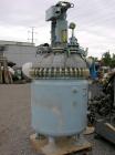 Used: Pfaudler glass lined clamp top reactor, 200 gallon, model RT40-200-10-100, 9125 white glass. Approximately 40