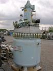 Used: Pfaudler glass lined clamp top reactor, 200 gallon, model RT40-200-10-100, 9125 white glass. Approximately 40