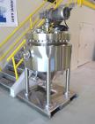 Used Pfaudler RX Series Pharmaceutical Glass Lined Reactor, 75 Gallon, Vertical