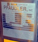 Used Pfaudler RX Series Pharmaceutical Glass Lined Reactor, 75 Gallon, Vertical