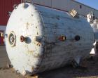 Used Pfaudler K Series Glass Lined Reactor, 4000 gallon, 9129 white glass with calibration lines. Approximately 8' diameter x 9'6