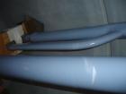 Used Pfaudler Clamp Top Glass Lined Reactor, 200 gallon, 5025 white glass. Approximately 42