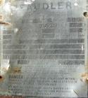 Used Pfaudler Glass Lined Reactor, 1000 gallon, 5025 white glass with calibration lines. Approximately 5' diameter x 6' straight side, dished top and bottom. Internal rated 150 psi and full vacuum at...
