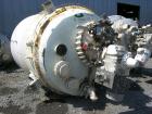 Used Pfaudler Glass Lined Reactor, 2000 gallon, 3009 white glass with calibration lines. Approximately 76