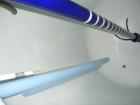 Used Pfaudler Glass Lined Reactor, 2000 gallon, 3009 white glass with calibration lines. Approximately 76