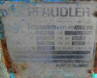 Used Pfaudler Glass Lined Reactor, 3000 gallon, 3315 blue glass, vertical. Approximately 96'' diameter x 84'' straight side, dished top and bottom. Internal rated 100/fv psi at 650 deg F, jacket rate...