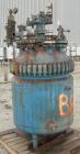 Used: Pfaudler glass lined clamp top reactor, 100 gallon, 3315 glass. Approximately 28