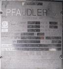 Used Pfaudler Glass Lined Reactor, Approximately 2000 Gallon. 9129 glass.  Approximately 76