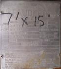 Used Pfaudler Glass Lined Reactor, 1000 gallon, 9129 white glass with calibration lines, vertical. Internal rated 100 psi/fv at 450 deg F, jacket rated 90 psi at 450 deg F. 5SRW drive with a 3 blade ...