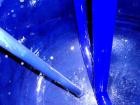 Used Pfaudler Glass Lined Reactor, 300 Gallon, 5015 Blue Glass, Vertical. Internal rated 25 psi and full vacuum at 450 deg F, carbon steel jacket rated 95 psi and full vacuum at 350 deg F. 4DTW Pfaud...
