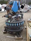 Used Pfaudler Glass Lined Reactor, 50 gallon, 5015 glass, vertical. Clamp top head. Internal rated 100 psi and full vacuum at 450 deg F, carbon steel jacket rated 90 psi at 350 deg F. 2.5DTW Pfaudler...