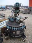 Used Pfaudler Glass Lined Reactor, 50 gallon, 5015 glass, vertical. Clamp top head. Internal rated 100 psi and full vacuum at 450 deg F, carbon steel jacket rated 90 psi at 350 deg F. 2.5DTW Pfaudler...