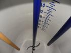 Used Pfaudler Glass Lined Reactor, 5000 gallon, 9129 white glass with calibration lines, vertical. Approximately 102
