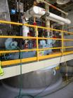 Used Pfaudler Glass Lined Reactor, 5000 gallon, 9129 white glass with calibration lines, vertical. Approximately 102