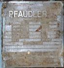Used Pfaudler Glass Lined Reactor, 5000 gallon, 9129 white glass with calibration lines, vertical. Approximately 102