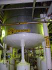 Used Pfaudler Glass Lined Reactor, 3000 gallon, 9129 white glass with calibration lines, vertical. Approximately 96