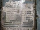Used Pfaudler Glass Lined Reactor, 3000 gallon, 9129 white glass with calibration lines, vertical. Approximately 96