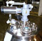 Used Pfaudler Glass Lined Reactor, 15 Gallon. Flat top, coned bottom. Internal rated 100 PSI & FV at 450 Degrees F, stainless steel jacket rated 100 PSI at 450 Degrees F. Pfaudler DTW agitator drive ...