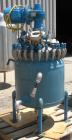 Used Pfaudler Glass Lined Reactor, 50 gallon, 5015 blue glass, vertical. Approximate 26