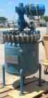 Used Pfaudler Glass Lined Reactor, 50 gallon, 5015 blue glass, vertical. Approximate 26