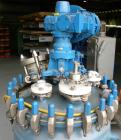 Used Pfaudler Glass Lined Reactor, 50 gallon, 5015 blue glass, vertical. Approximate 26