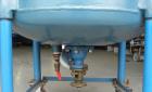 Used- Pfaudler Glass Lined Reactor, 50 gallon, 5015 blue glass, vertical. Approximate 26