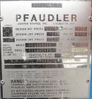 Used Pfaudler Glass Lined Reactor, 50 gallon, 5015 blue glass, vertical. Approximate 26