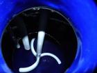 Used Pfaudler Glass Lined Reactor, 50 gallon, 5015 blue glass, vertical. Approximate 26
