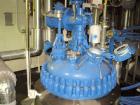 Used Pfaudler Glass Lined Reactor, 100 gallon, model E32-100-100-150. 32