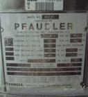 Used Pfaudler Glass Lined Reactor, 100 gallon, model E32-100-100-150. 32